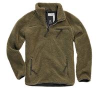 Brandit Giacca Teddy in pile troyer in oliva 5XL Verde