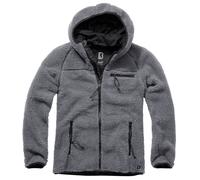 Brandit Giacca Teddyfleece Worker Jacket in antracite 4XL Grigio