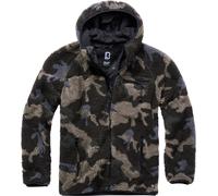 Brandit Giacca Teddyfleece Worker Jacket in Darkcamo M Camouflage