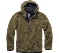 Brandit Giacca Teddyfleece Worker Jacket in Olive XXL Verde