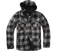Brandit Giacca Uomo Giacca Lumber con cappuccio Nero+Carbone XL Nero
