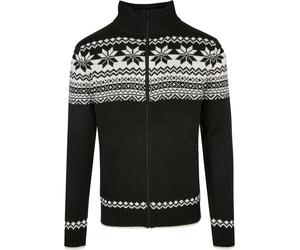 Brandit Giacchetta nero / bianco Uomo - Abbigliamento - Taglie comode - Pullover e cardigan Brandit M