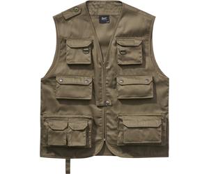 Brandit Gilet da caccia in oliva S Verde