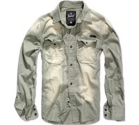 Brandit Hardee Denim Shirt Long Sleeve, color: grau, size: S