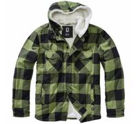 Brandit Hooded Lumberjacket S-7XL Giacca Boscaiolo Foderato Cappuccio Flanella