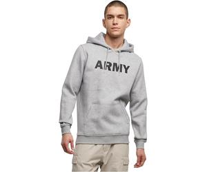 Brandit Hoody Army Uomo Felpa con Cappuccio Nero Regular