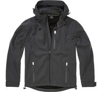 Brandit Hurricane Softshell Giacca, nero-grigio, taglia M per maschi