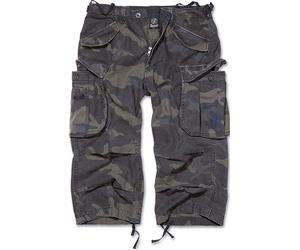Brandit Industry Vintage 3/4, cargoshorts M male Darkcamo