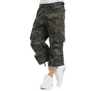 Brandit Industry Vintage 3/4 Shorts, Uomo, Darkcamo, M