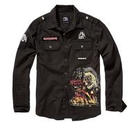 Brandit Iron Maiden Luis, camicia S male Nero