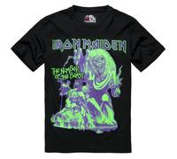 Brandit Iron Maiden Notb (Glow IN The Scuro Pigmento) T-shirt IN Cotone Uomo