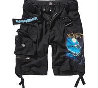 Brandit Pantaloncini Iron Maiden Savage Shorts Fear Of The Dark 61053 S Nero
