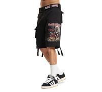 Brandit Pantaloni cargo 'The Number of The Beast black' colori misti / nero, Taglia 34