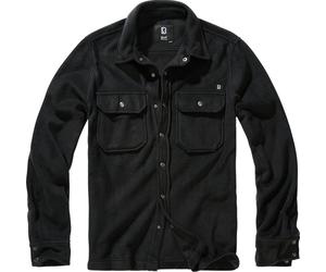 Brandit Jeff Fleece Camicia, nero, Taglia L