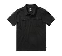 Brandit Jersey Poloshirt Jon Manica Corta Camicia Collo Polo Con Bottoni