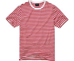 Brandit Jerseyshirt Maglietta a righe 4208 L Rosso