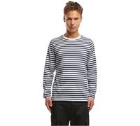 Brandit Jerseyshirt, stripe, longsl., Color: navy-white-st, Size: S
