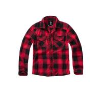 Brandit Checkshirt, camicia bambini 146/152 male Rosso/Nero
