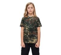 Brandit 6017, maglietta bambini 134/140 male Flecktarn