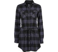 Brandit Ladies Camicia Lunga Lucy Parte Superiore Camicetta Bottone a Quadri