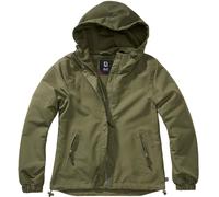 Brandit Women Summer Frontzip Windbrea, Color: olive, Size: 4XL