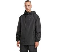 Brandit Light Windbreaker Frontzip Giacca a Vento Leggera da Uomo con Zip Frontale, Nero, 6XL