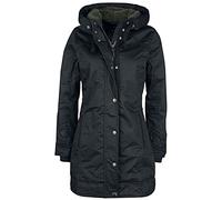 Brandit Luca Girls Parka Donna Giacca invernale nero S 65% poliestere, 35% cotone