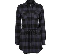 Brandit Lucy Longshirt Camicia da donna, nero-grigio, taglia 5XL per donne