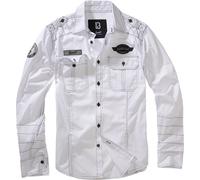 Brandit Camicia 'Luis' nero / bianco, Taglia 6XL