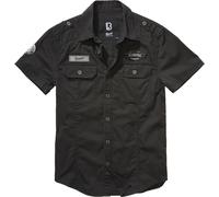 Brandit Luis Vintage, camicia manica corta 6XL male Nero