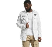 Brandit Luis Vintage Shirt Long Sleeve, Uomo, White, 3XL