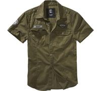 Brandit Camicia Luis Vintage a maniche corte Oliva 3XL Uomo