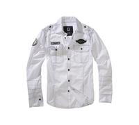Brandit Luis Vintageshirt Camicia Tempo Libero 100% Cotone Due Tasche Sul Petto