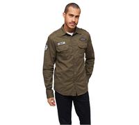 Brandit Luis Vintageshirt Camicia Tempo Libero 100% Cotone Due Tasche Sul Petto