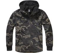 Brandit Luke Windbreaker Urban Soft Shell Caldo Con Cappuccio Giacca Scura Camo