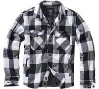 Brandit Lumberjacket, giacca in tessuto 5XL male Bianco/Nero