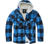Brandit Lumberjack Winter, felpa con zip 3XL male Nero/Blu