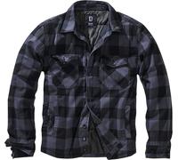 Brandit Giacca Lumber Jacket Uomo Nero/Grigio Taglia S