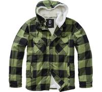 Brandit Lumber Giacca, nero/verde, Taglia 6XL