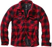 Brandit Lumber Giacca, rosso/nero, Taglia L