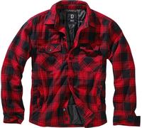 Brandit Lumber Giacca, rosso/nero, Taglia XL