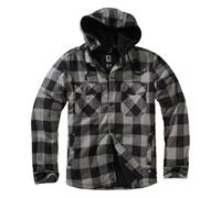Brandit Giacca di mezza stagione grigio / grigio sfumato / nero Uomo Brandit XXXL