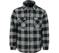 Brandit Lumber Jacket, Uomo, blk+charco, XXL