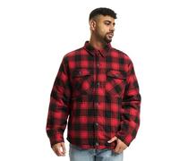 Brandit Lumberjacket, giacca in tessuto 4XL male Rosso/Nero