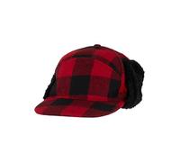 Brandit Lumberjack Berretto invernale, nero-rosso per maschi
