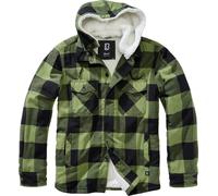 Brandit Lumberjack Winter, felpa con zip XL male Nero/Oliva
