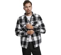 Brandit Lumberjacket Camicia Lumberjack Quadri Flanella Nera Grigia