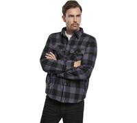 Brandit Lumberjacket Camicia Lumberjack Quadri Flanella Nera Grigia