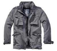 Brandit M-65 Giant Giacca Esercito Uomo Parka Foderato Militare Grigio Antracite