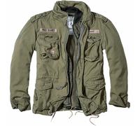 Brandit M65 Giant Giacca Vintage Uomo Outdoor Teddyfutter Con Cappuccio Army